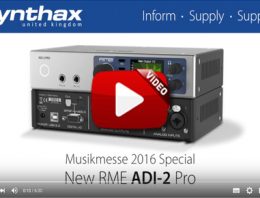 RME ADI-2 Pro at Musikmesse 2016 - Synthax Audio UK