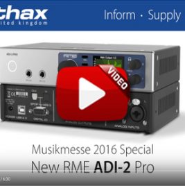 RME ADI-2 Pro at Musikmesse 2016 - Synthax Audio UK