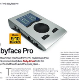 RME Babyface Pro Review - Synthax Audio UK