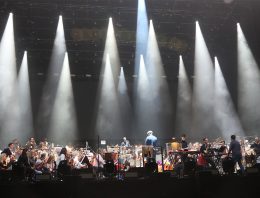 Pete Ton & The Heritage Orchestra sound check at the O2 Londoin