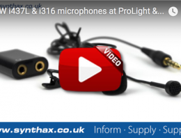 MicW i437L & i316 Microphones at Musikmesse Video - Synthax Audio UK