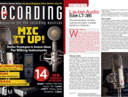 Lauten Audio Eden LT-386 - Revew By Recording Mag - feature image