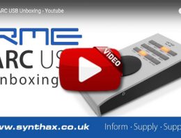 RME ARC USB unboxing video - Synthax Audio UK