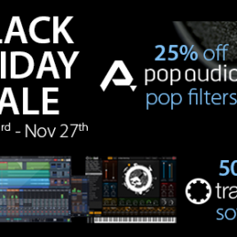 Black Friday - Pop Audio - Tracktion - Synthax Audio UK