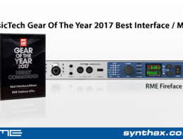 RME Fireface UFX+ Wins Highly Commended Award - Music Tech 2017 - Synthax Audio UK