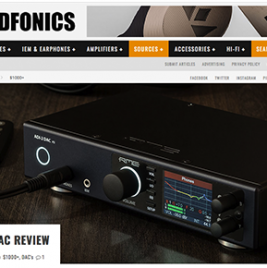 RME ADI-2 DAC - Headfonics Review - Synthax Audio UK