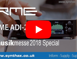 RME ADI-2 DAC video - Musikmesse 2018