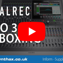 Calrec Brio 36 - unboxing video - Synthax Audio UK