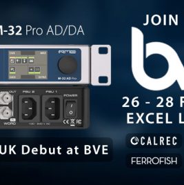 RME M-32 Pro Debut at BVE 2019 - Synthax Audio UK