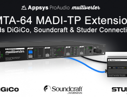 Appsys MTA-64 MADI-TP - DiGiCo Soundcraft & Studer - Synthax Audio UK