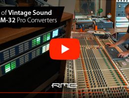 Dennis Rux - RME M-32 Pro Converters - Synthax Audio UK