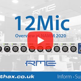 RME 12Mic - NAMM 2020 Video - Synthax Audio UK