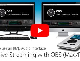 Live Streaming with OBS and an RME Interface - Synthax Audio UK