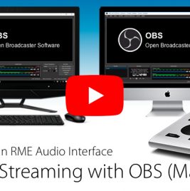 Live Streaming with OBS and an RME Interface - Synthax Audio UK