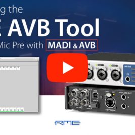 RME AVB Tool - Overview Video - Synthax Audio UK