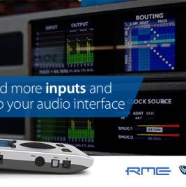 How to add more inputs & outputs - audio interface - Synthax Audio UK