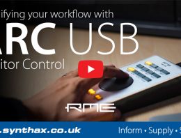 RME ARC USB Tutorial - Pt 1 - Monitor Controller - Synthax Audio UK