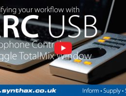 RME ARC USB - Mic Control & Toggle TotalMix Window Tutorial - Synthax Audio UK