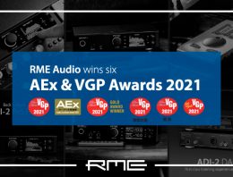 RME Audio - AEx & VGP Awards 2021 - Synthax Audio UK