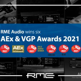 RME Audio - AEx & VGP Awards 2021 - Synthax Audio UK