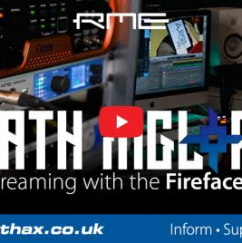 RME Fireface UFX+ - Live Streaming - Death Ingloria - Synthax Audio UK