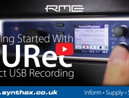 RME Audio DURec Tutorial - Standalone hard disk recording - Synthax Audio UK