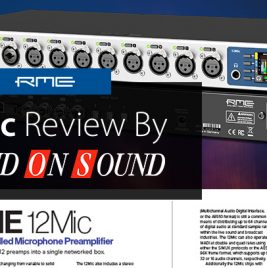 RME 12Mic Review - Sound On Sound - Synthax Audio UK