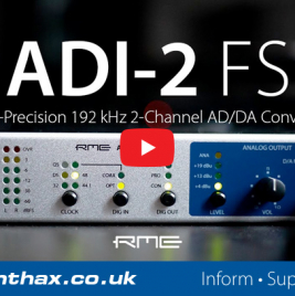 RME ADI-2 FS - Overview Video - Synthax Audio UK