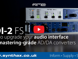 Upgrade Interface Video - RME ADI-2 FS - Synthax Audio UK