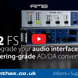 Upgrade Interface Video - RME ADI-2 FS - Synthax Audio UK