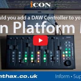 Using a DAW Controller - Icon Platform M+ - Synthax Audio UK