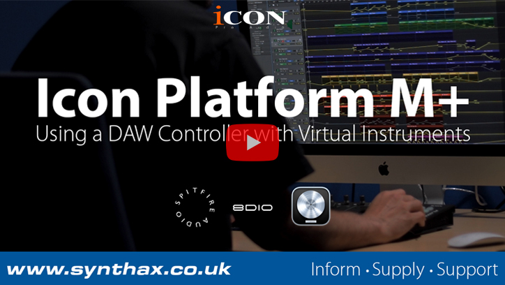 Using the Icon Platform M+ with Virtual Instruments - Synthax Audio