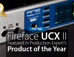 RME Fireface UCX II - Production Expert Product of the Year 2021 - Feature Image