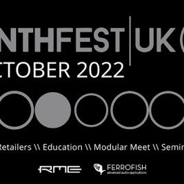 Synthfest UK promo image with RME and Ferrofish