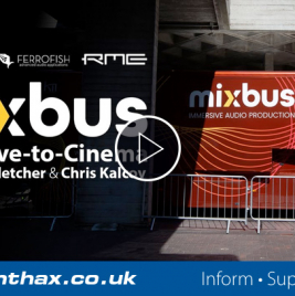 The mixbus OB Truck video with Synthax Audio UK