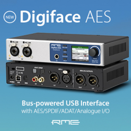 RME launches Digiface AES promo image