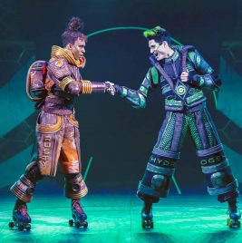 Jeevan Braich (Rusty) and Jaydon Vijn (Hydra) in Starlight Express (Photo Credit Pamela Raith)