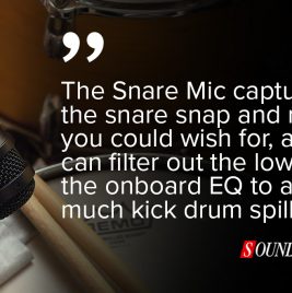 Lauten Audio Snare and Tom Mic Sound On Sound review quote