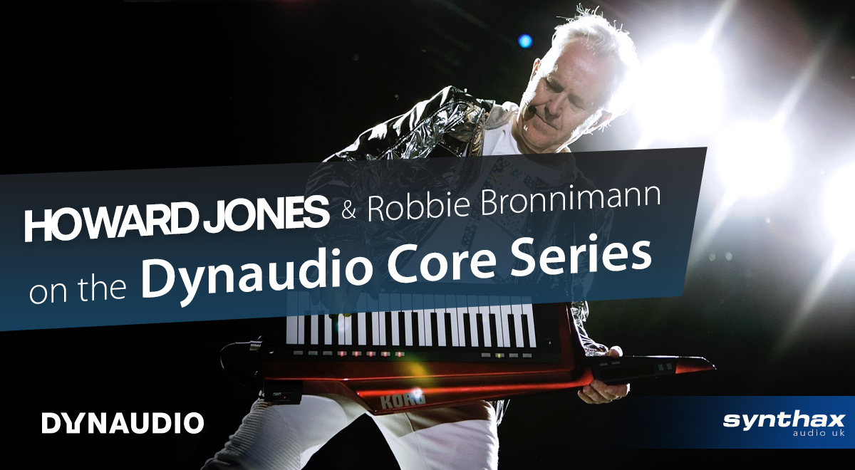 Howard Jones playing a Korg keytar on stage