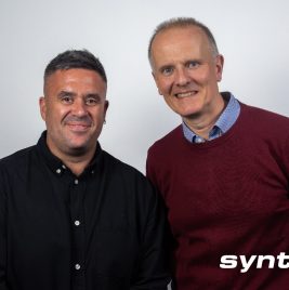 Alex Jann (left) and Martin Warr (right) of Synthax Audio UK