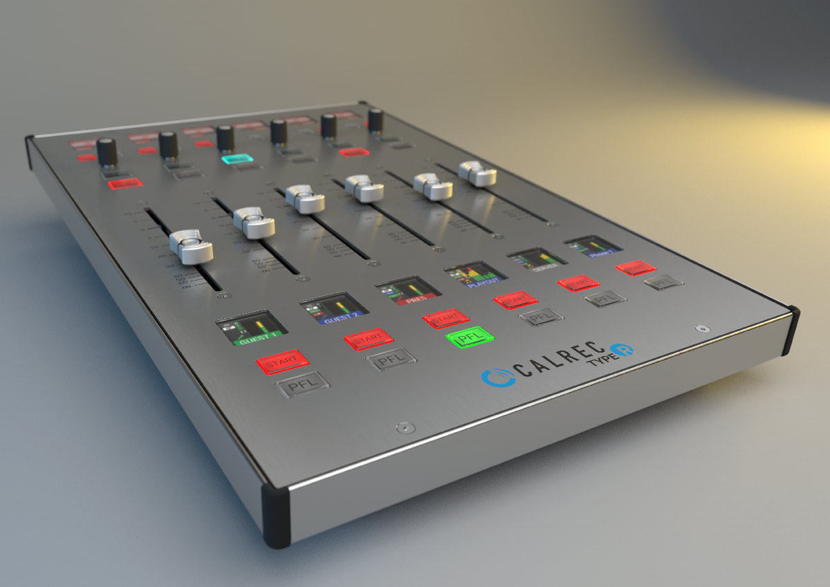 Calrec Type R fader panel