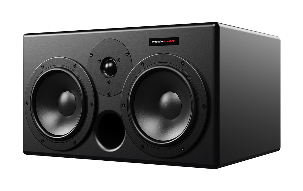 Perspective render of the Dynaudio M-series M2 MkII studio monitor