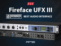 RME Fireface UFX III wins Best Audio Interface