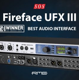 RME Fireface UFX III wins Best Audio Interface